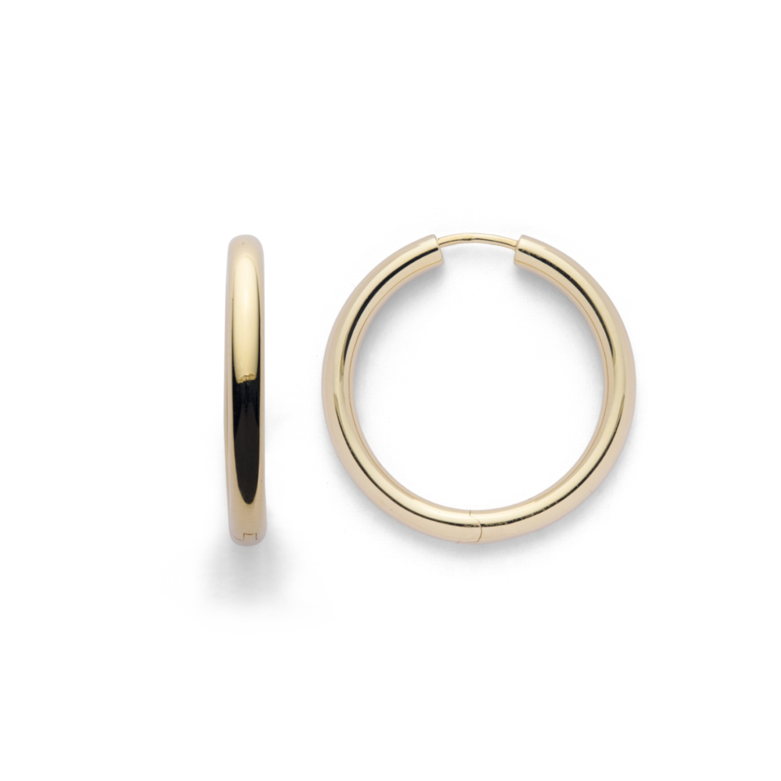 BASTIAN INVERUN - Creole Hula-Hoop in Silber vergoldet - Juwelier Donkel