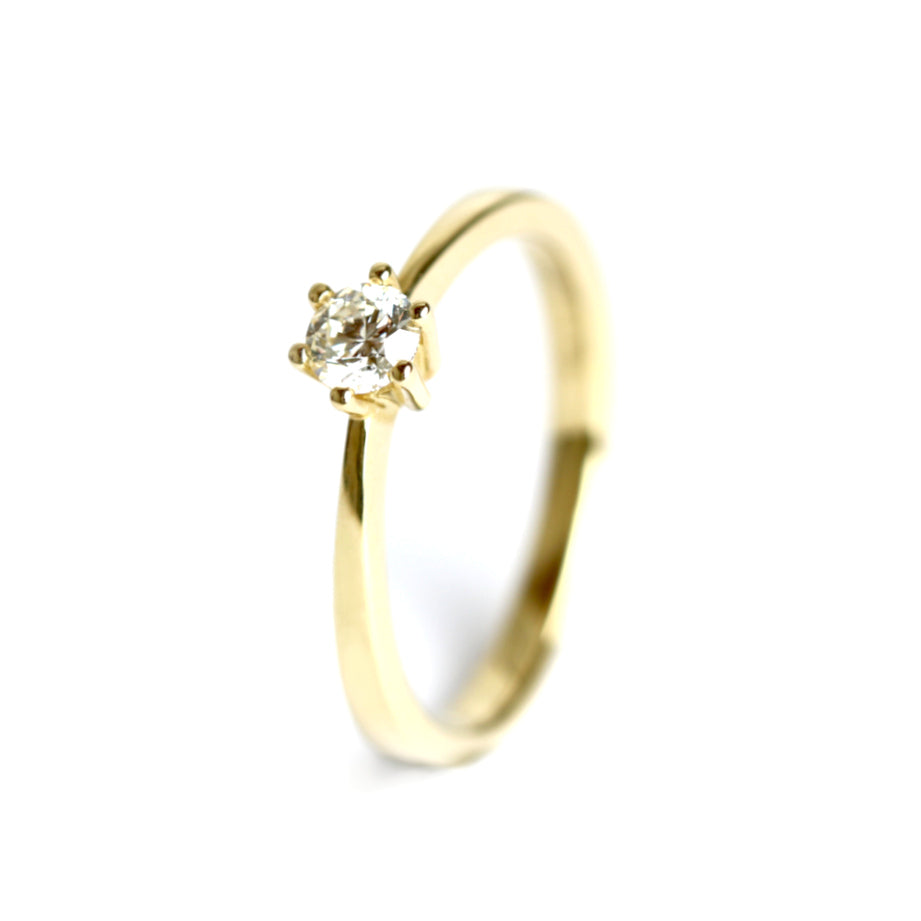 WILHELM MÜLLER - Ring in Gold mit Brillant 0,25ct - Juwelier Donkel