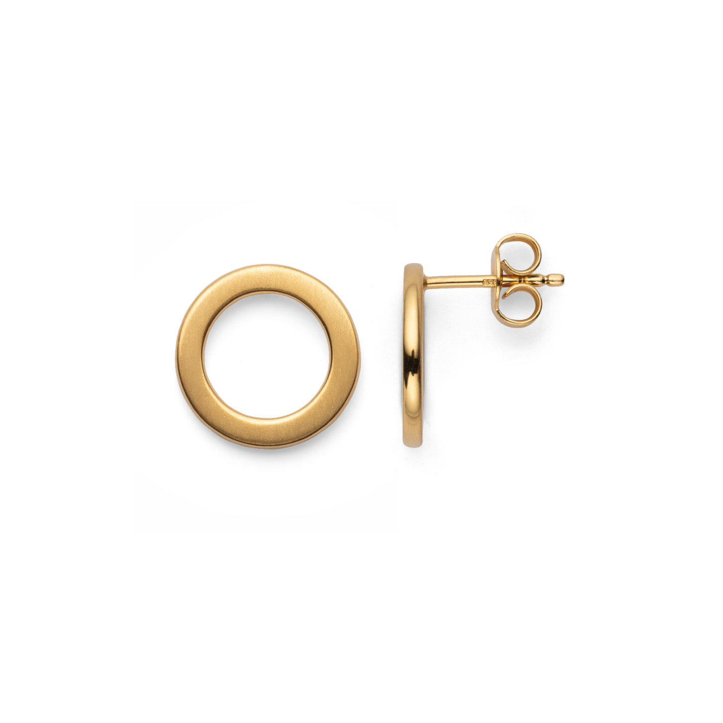 BASTIAN INVERUN - Ohrstecker Golden Light in Silber vergoldet - Juwelier Donkel