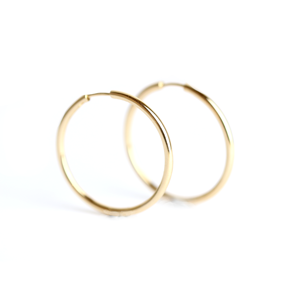 WILHELM MÜLLER - Creolen in Gold poliert - Juwelier Donkel