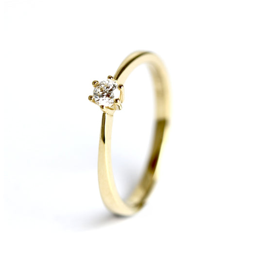 WILHELM MÜLLER - Ring in Gold mit Brillant 0,15ct