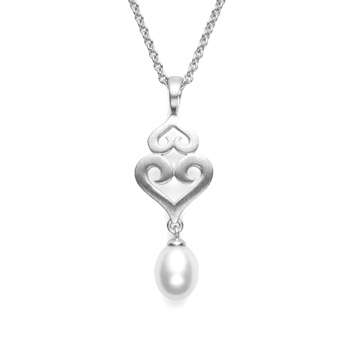 BASTIAN INVERUN - Anhänger Linked Hearts in Silber - Juwelier Donkel