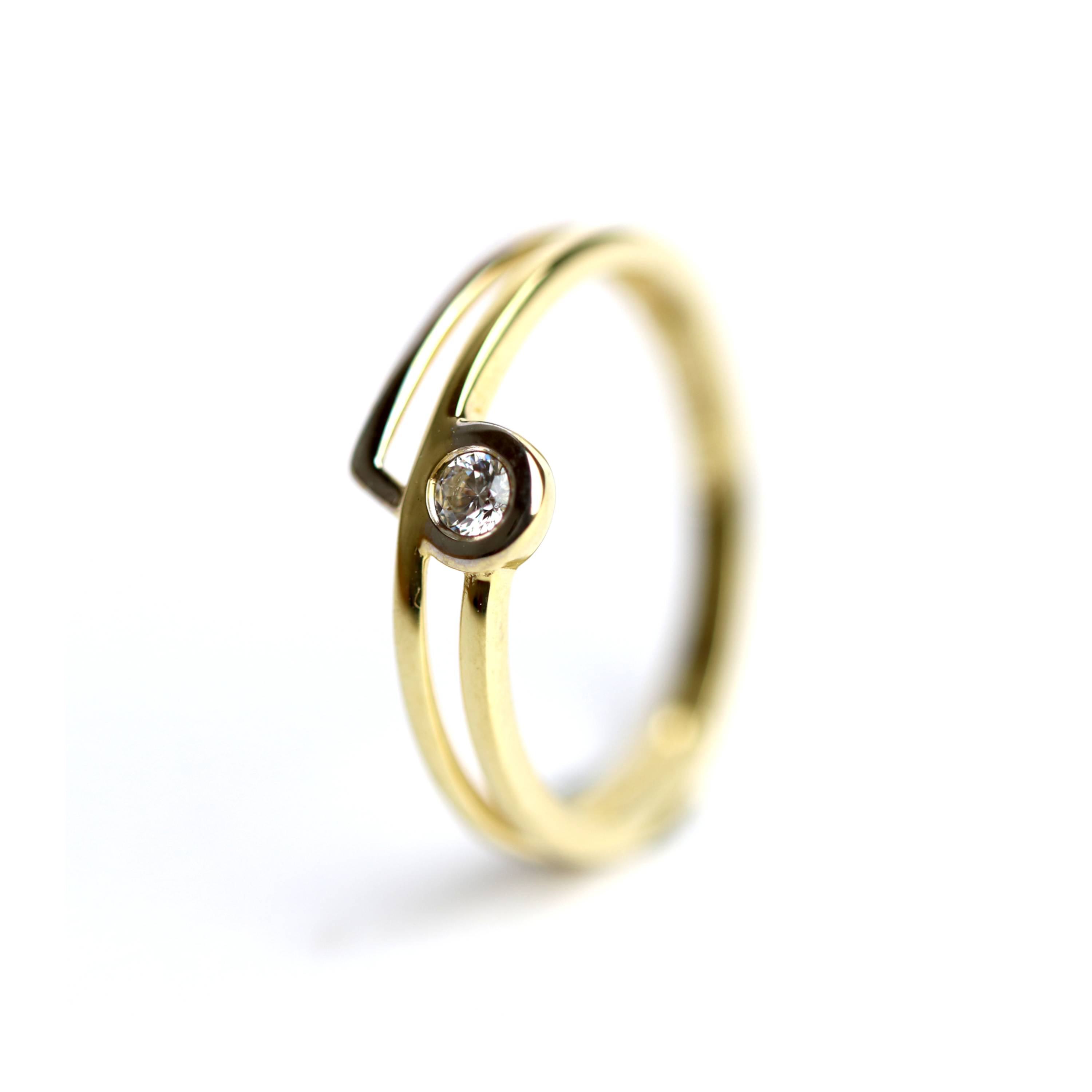 WILHELM MÜLLER - Ring in Gold mit Zirkonia - Juwelier Donkel