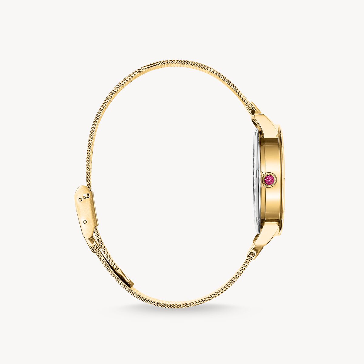 THOMAS SABO - Damenuhr Kaleidoskop Libelle grün gelbgoldfarben