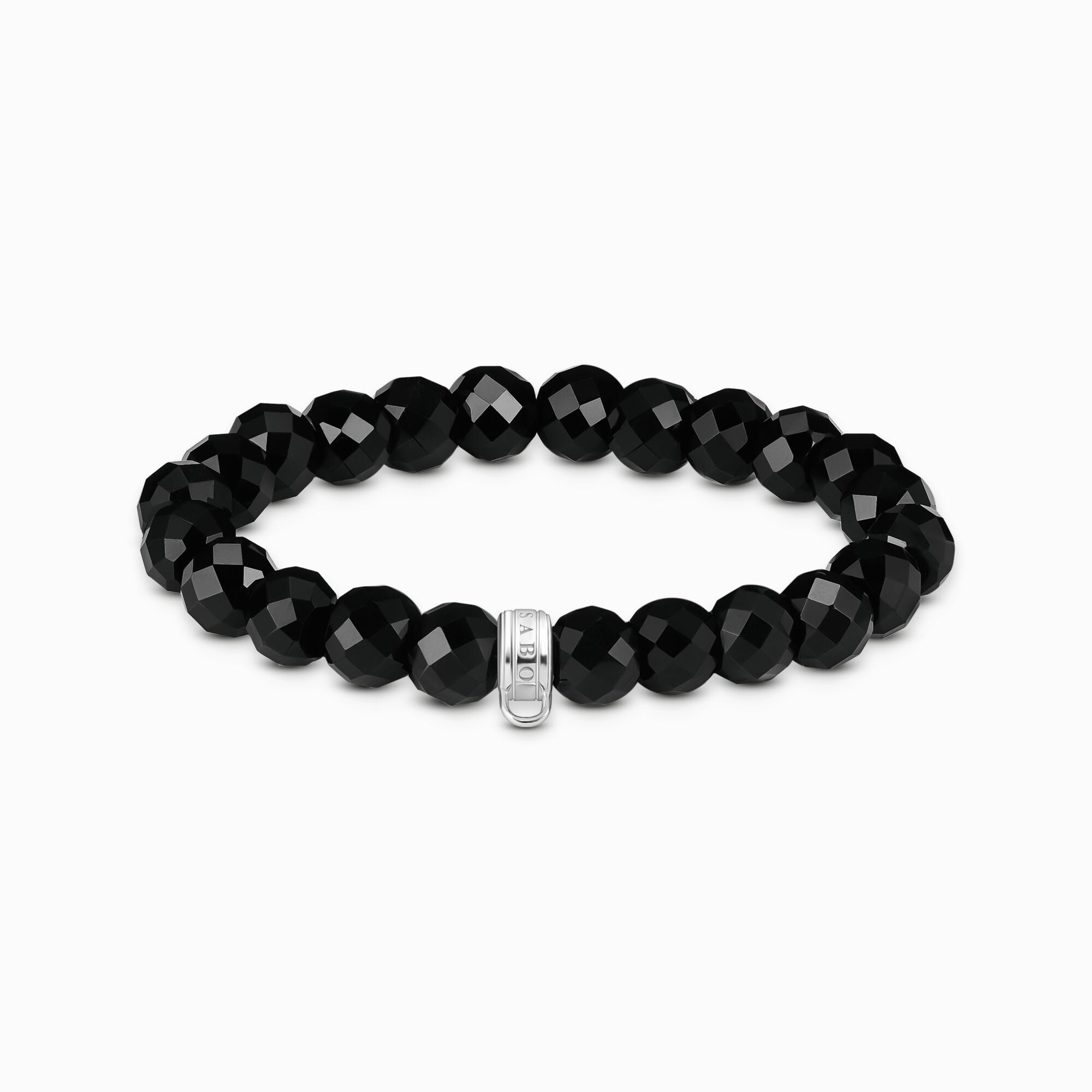 THOMAS SABO - Charm-Armband Obsidian-Beads oval - Juwelier Donkel