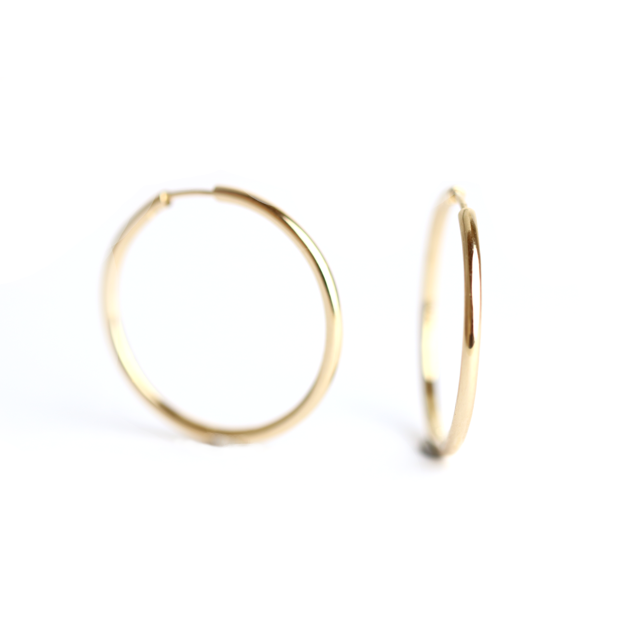 WILHELM MÜLLER - Creolen in Gold poliert - Juwelier Donkel