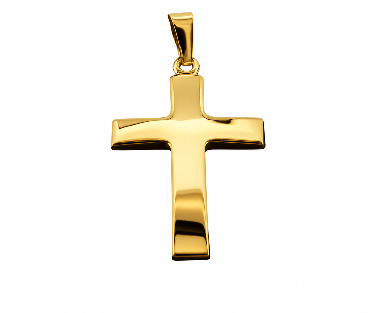 WILHELM MÜLLER - Kreuzanhänger Gold 24mmx16mm