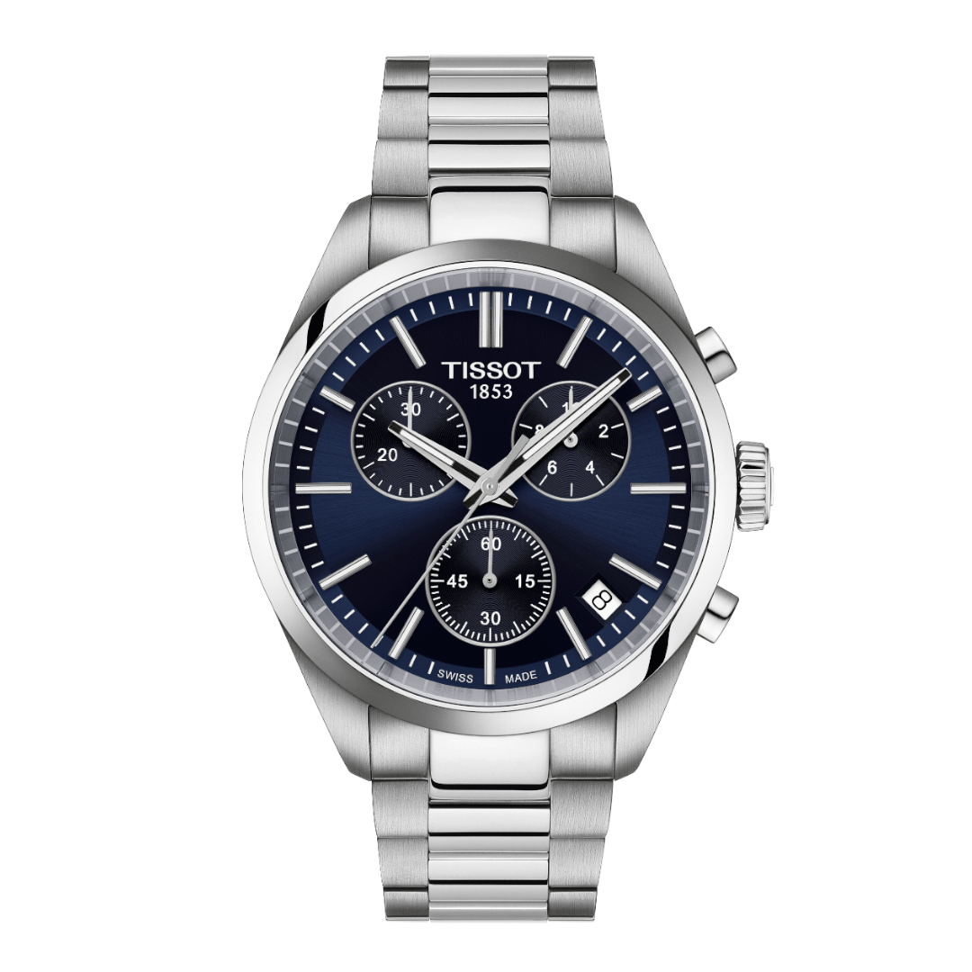 TISSOT- PR100 Chronograph blau - Juwelier Donkel