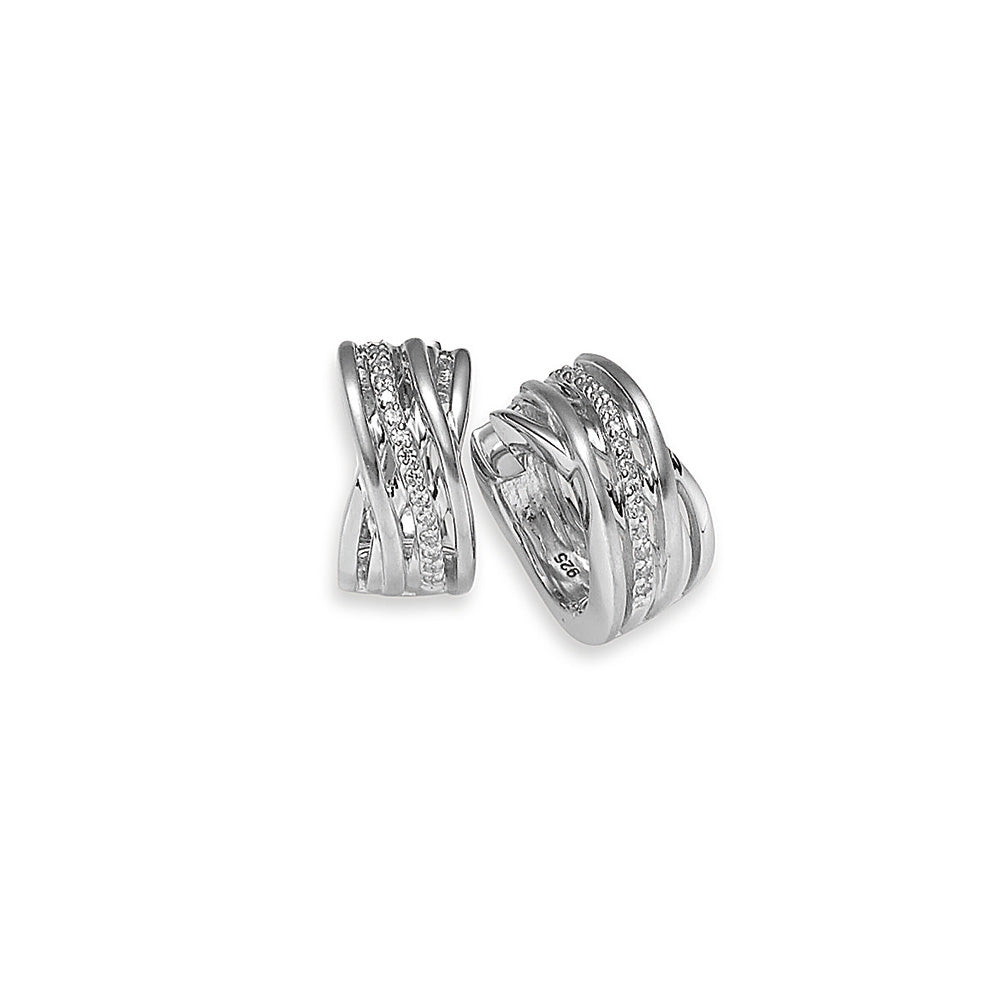 VIVENTY - Creolen in Silber mit Zirkonia
