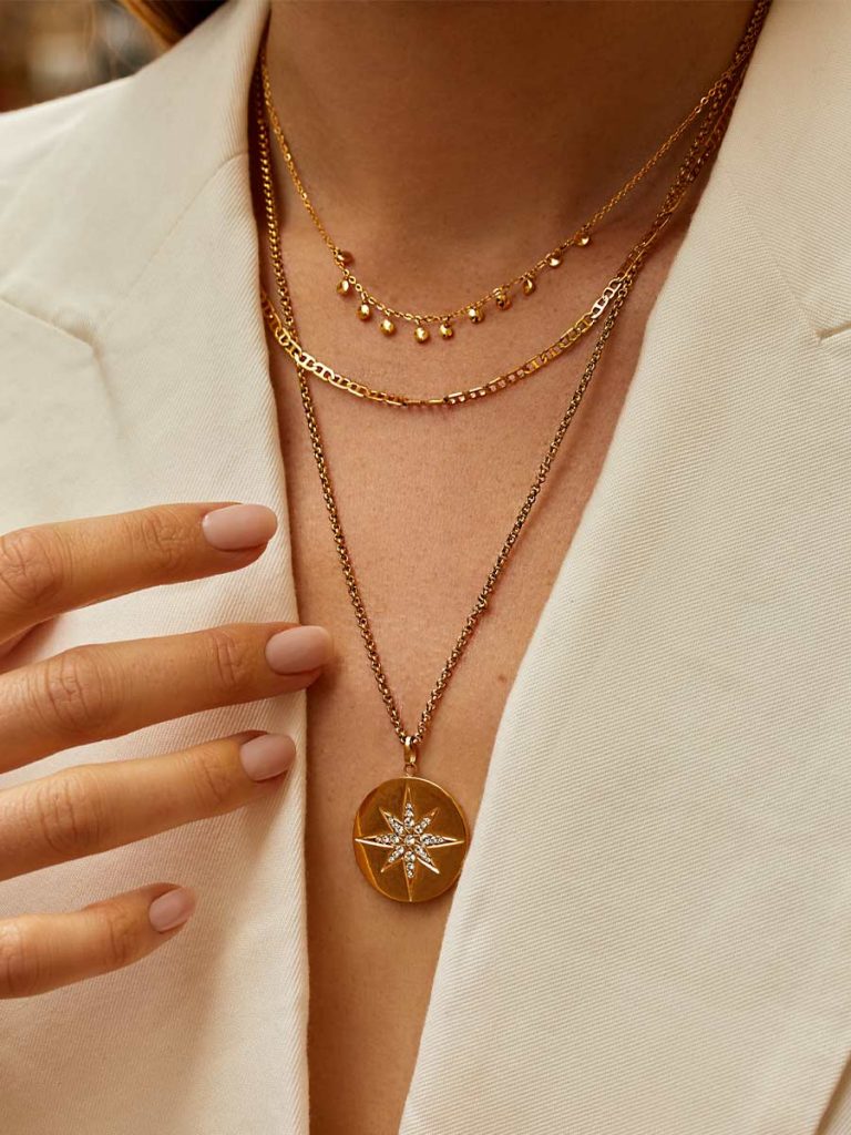 ICRUSH - Ethereal Kette in Edelstahl vergoldet - Juwelier Donkel