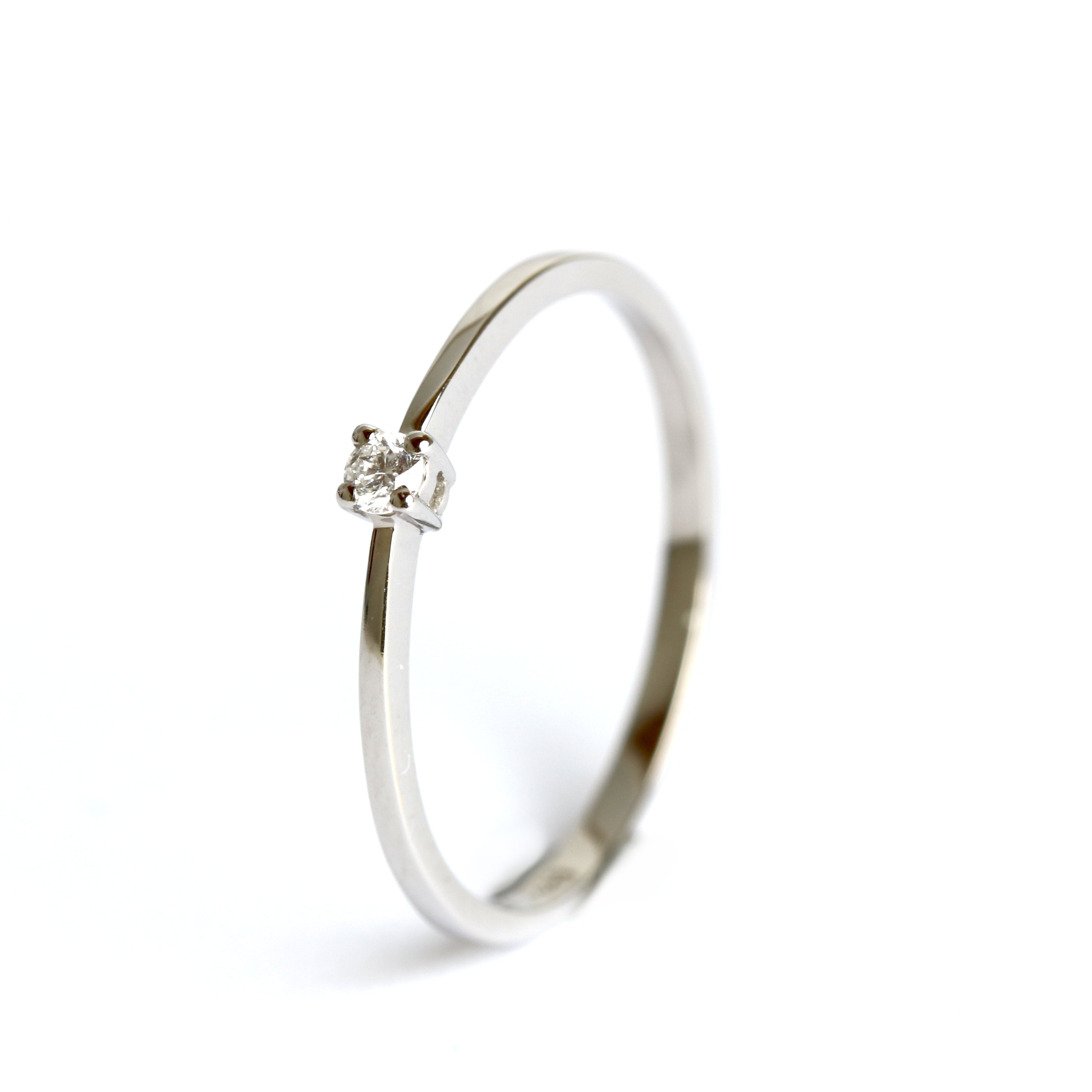 WILHELM MÜLLER - Ring in Weißgold mit Brillant 0,05ct - Juwelier Donkel