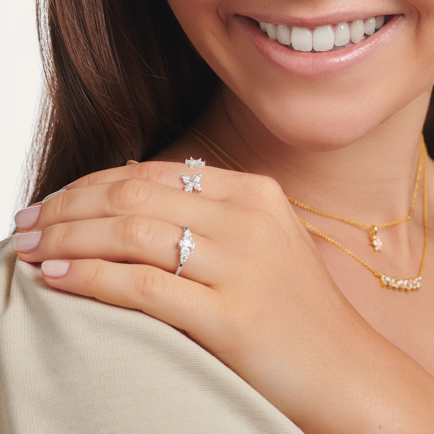 THOMAS SABO - Ring Vintage weiße Steine silber