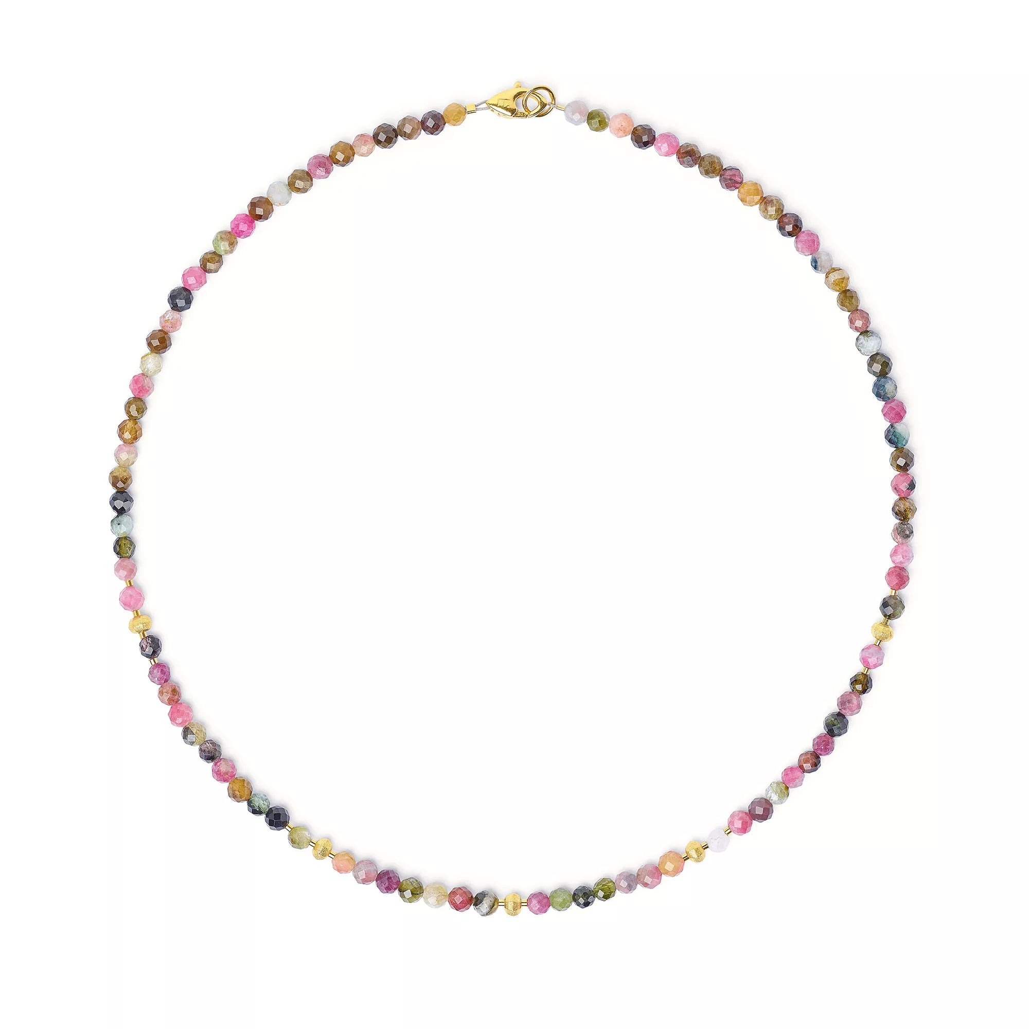 BERND WOLF - Halskette Lampa in Silber vergoldet mit Turmalin - Juwelier Donkel