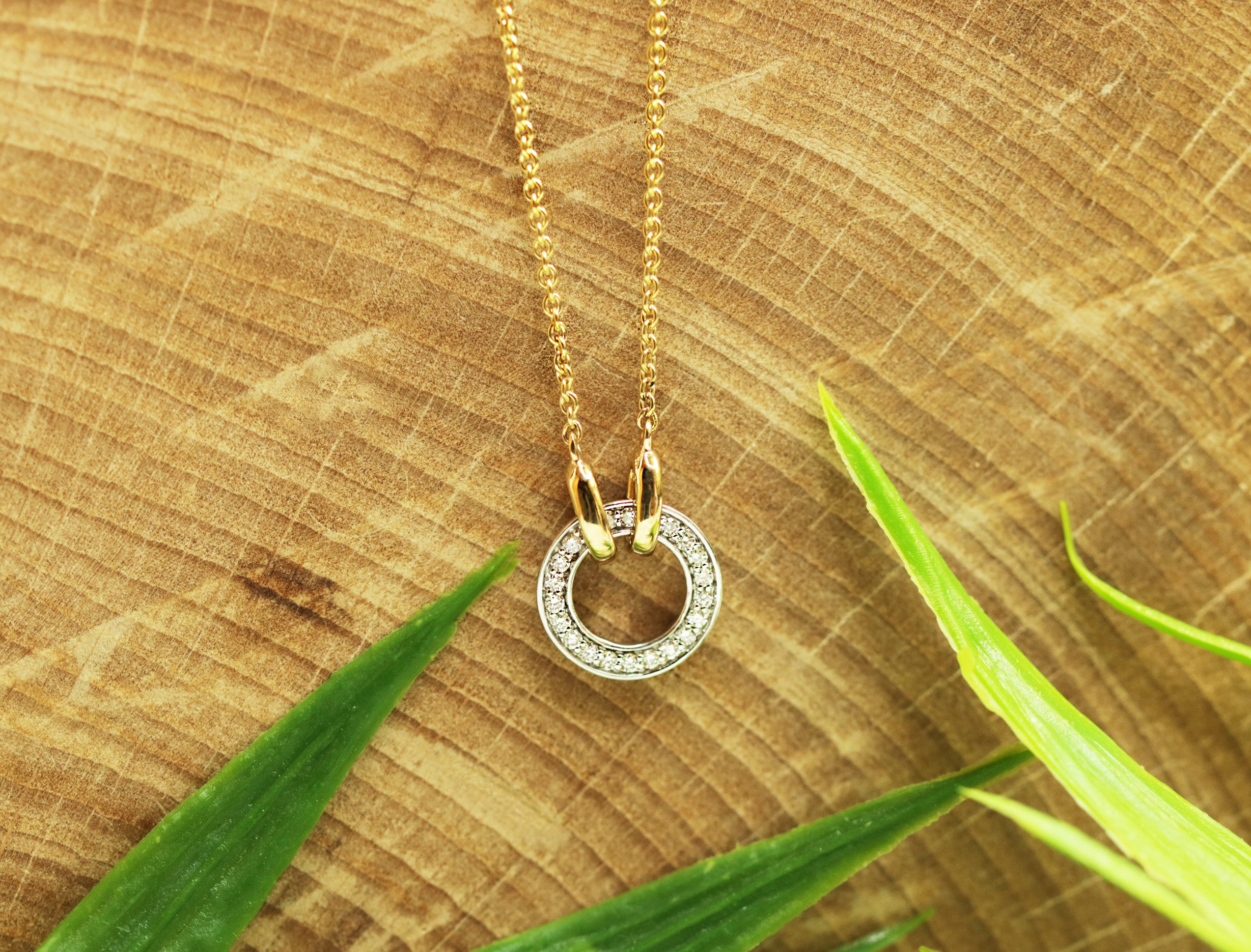 ELAINE FIRENZE - Halskette in Gold mit Brillanten - Juwelier Donkel