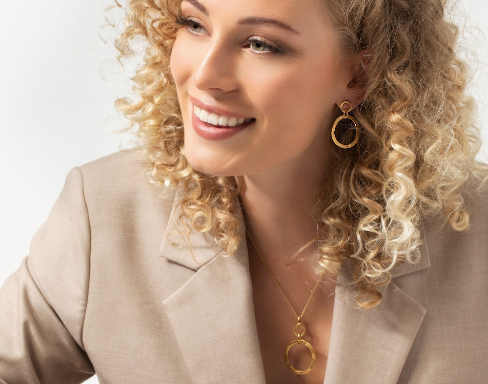 BASTIAN INVERUN - Anhänger Golden Circles - Juwelier Donkel