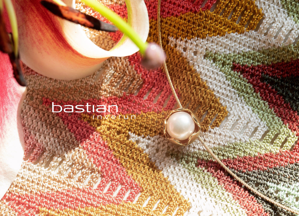 BASTIAN INVERUN - Halskette Miracle Blossom in Siber mit Süßwasserperle - Juwelier Donkel