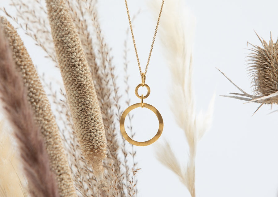 BASTIAN INVERUN - Anhänger Golden Circles - Juwelier Donkel