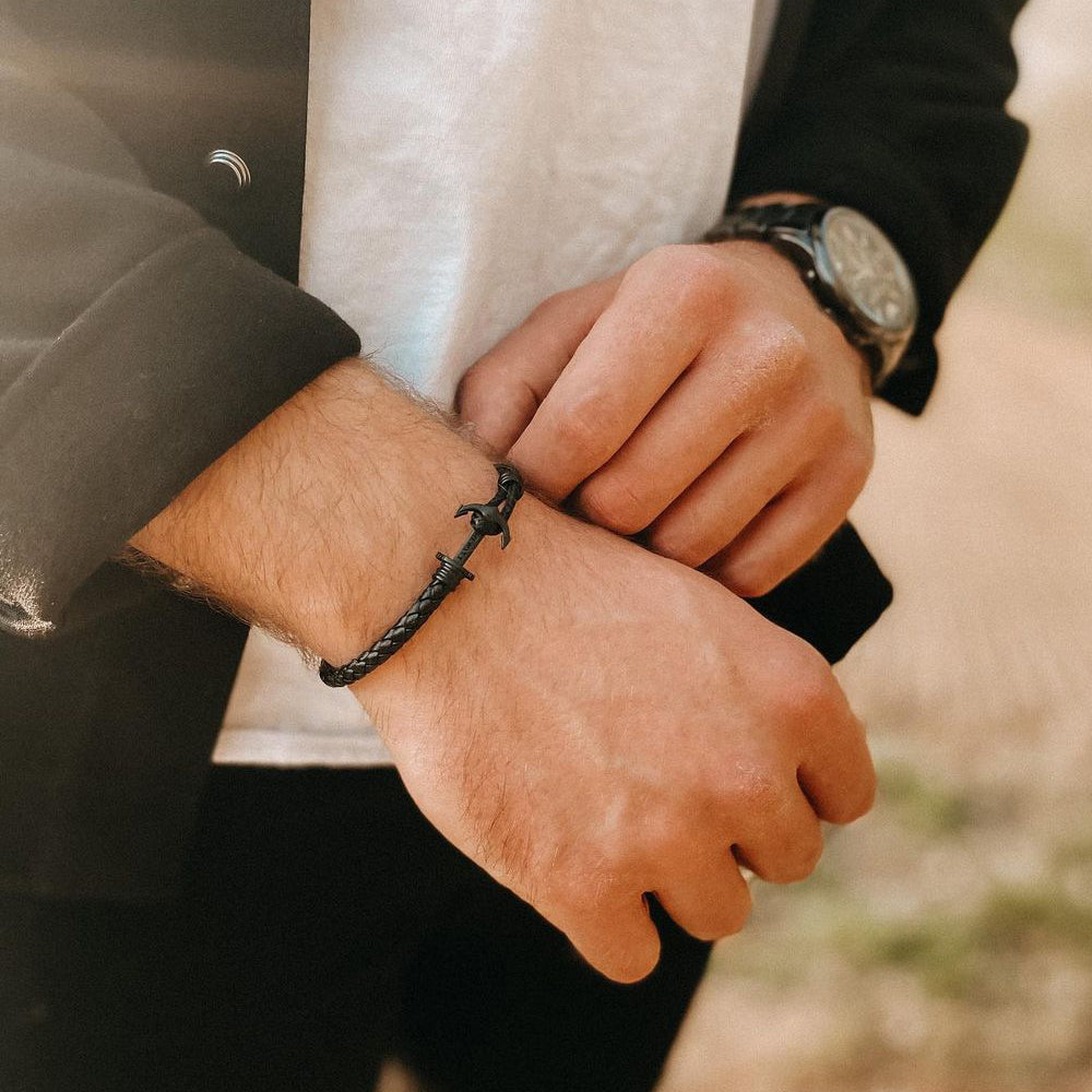 PAUL HEWITT - Herrenarmband PHREP LITE LEATHER
