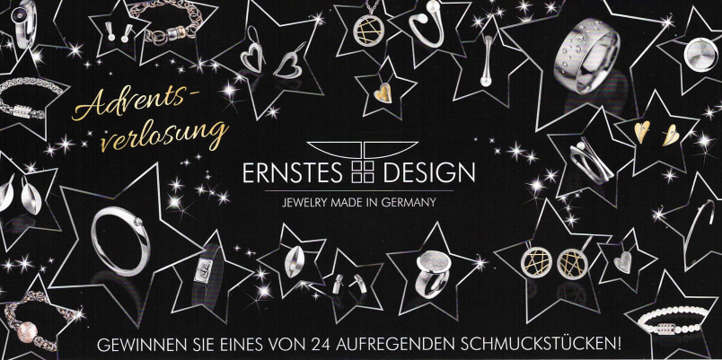 Ernstes Design Advents-Gewinnspiel