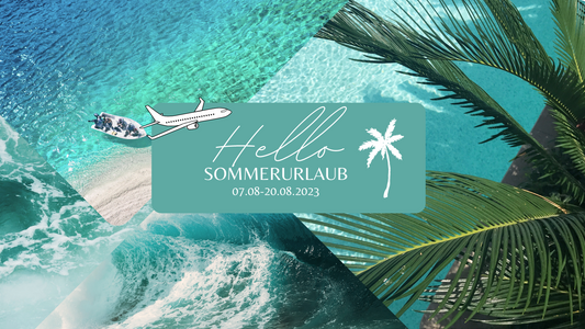 Wir machen URLAUB!🌴🏝🍹🌊🐚