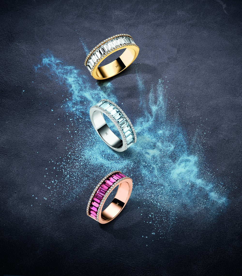 WILHELM MÜLLER - Ring in Gold mit Brillanten und Topasen - Juwelier Donkel