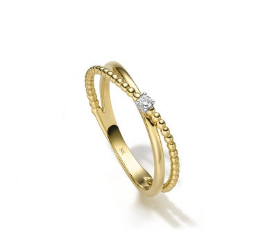 WILHELM MÜLLER - Ring in Gold mit Brillant