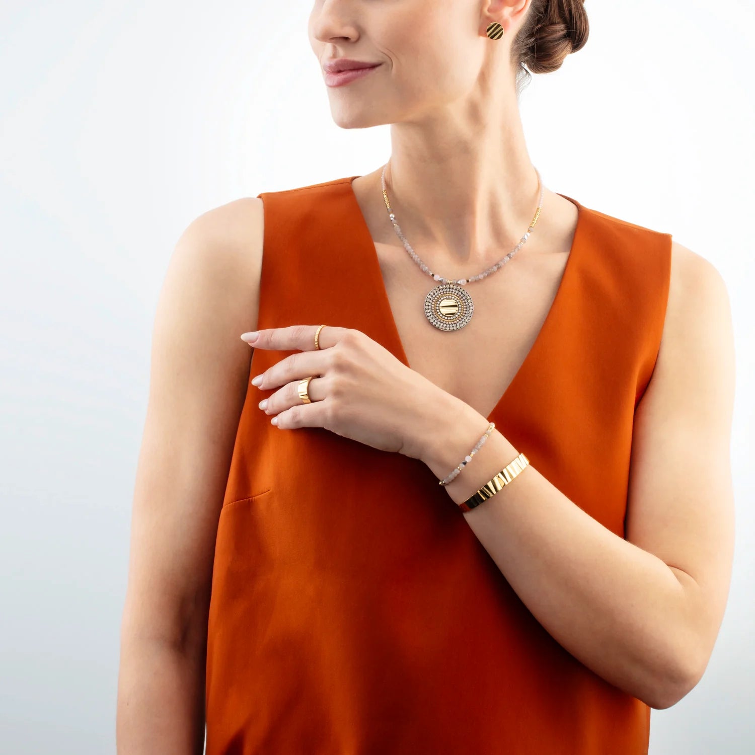 COEUR DE LION - Halskette Amulett Modern Future