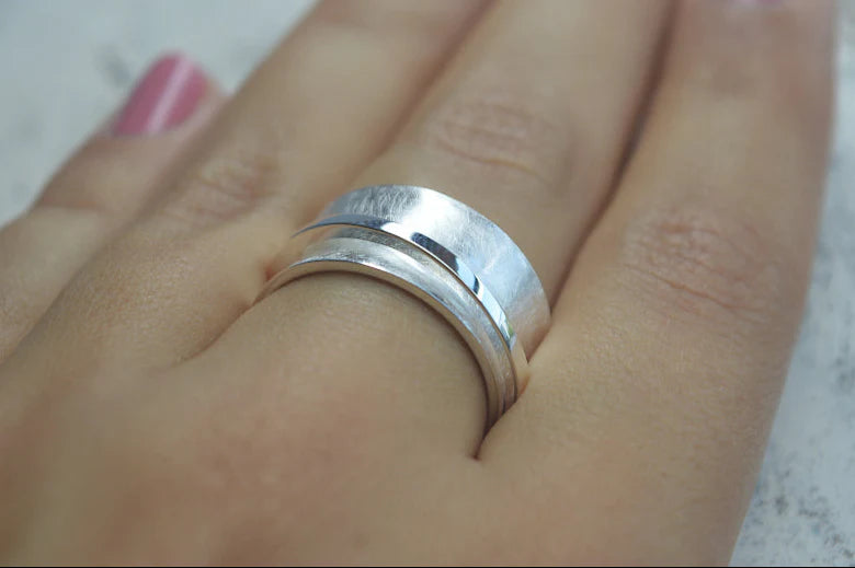 BASTIAN INVERUN - Ring Flexible 925 Sterlingsilber