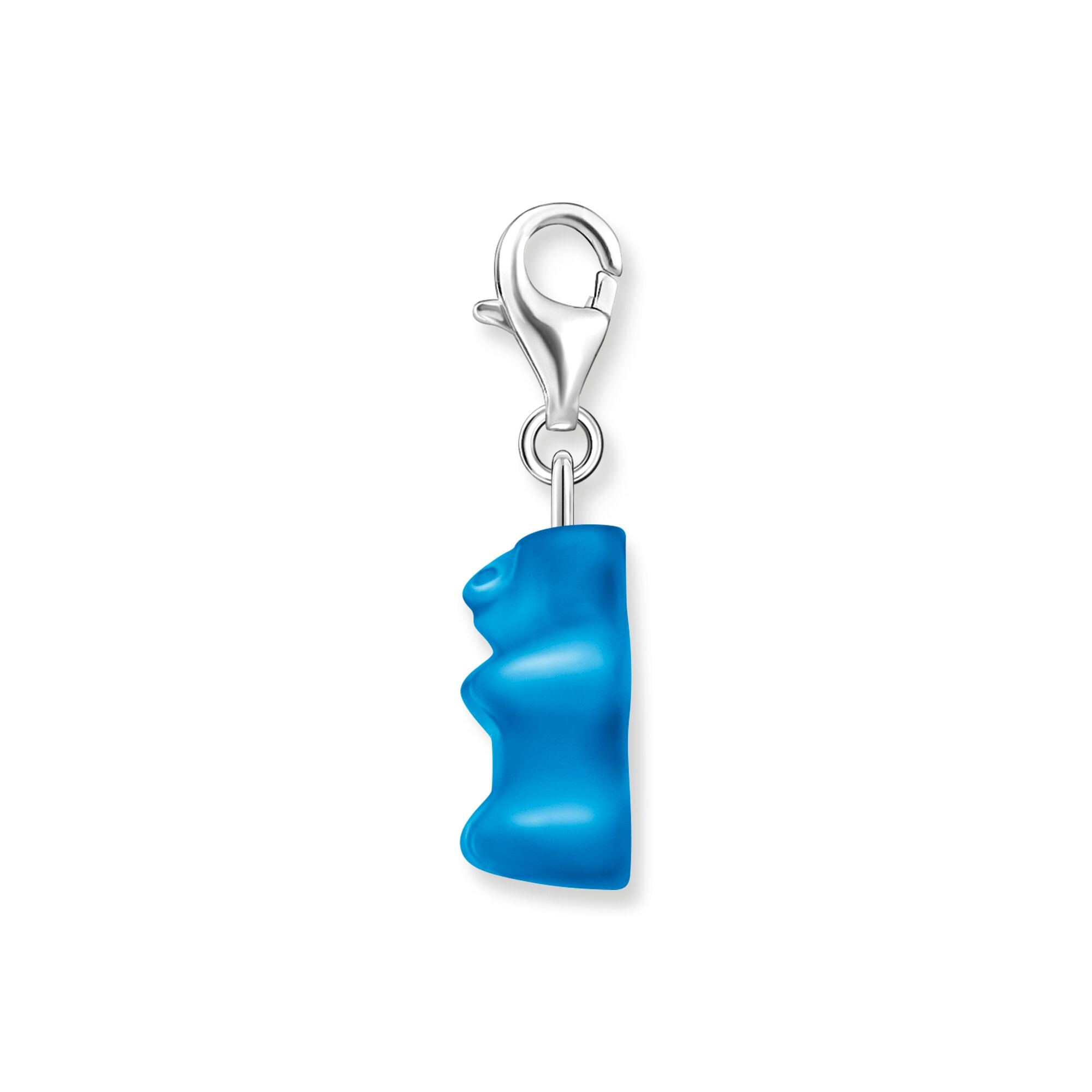 THOMAS SABO - Charm-Goldbären-Anhänger Blau in Silber