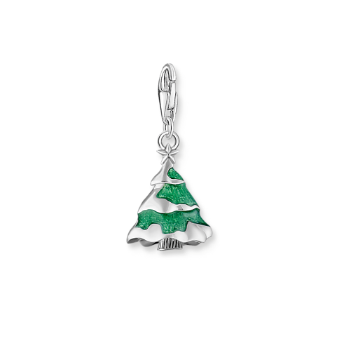 THOMAS SABO - Charm-Anhänger Weihnachtsbaum in Silber