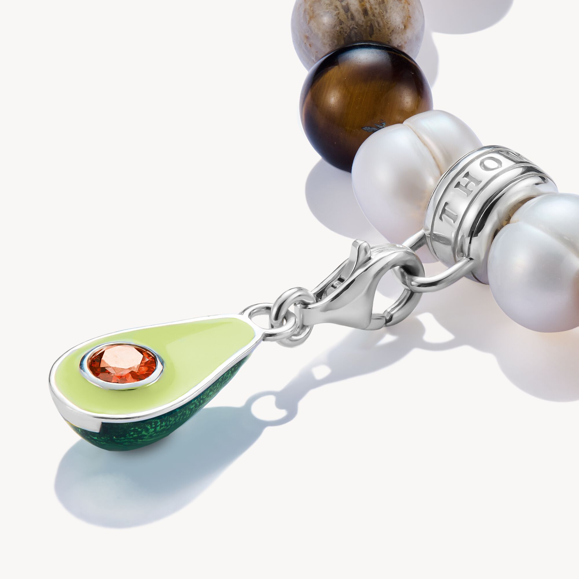 THOMAS SABO - Charm-Anhänger Avocado Silber - Juwelier Donkel