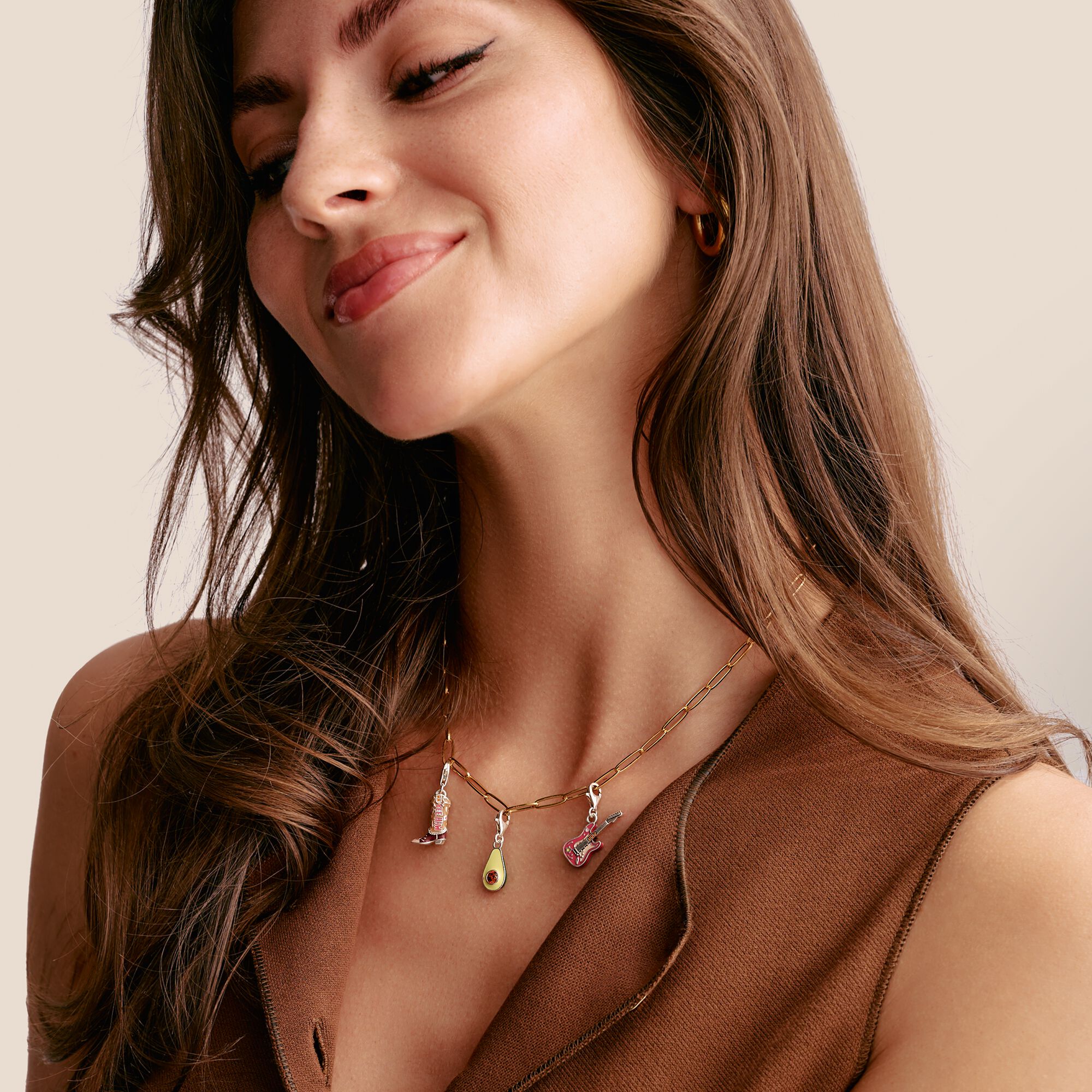 THOMAS SABO - Charm-Anhänger Avocado Silber - Juwelier Donkel
