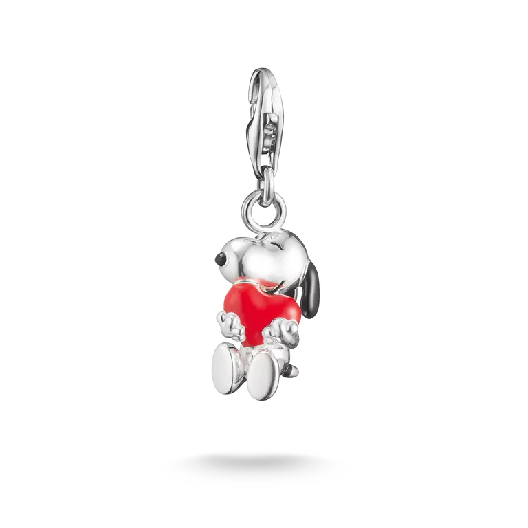 THOMAS SABO - Charm Snoopy mit Herz – Original