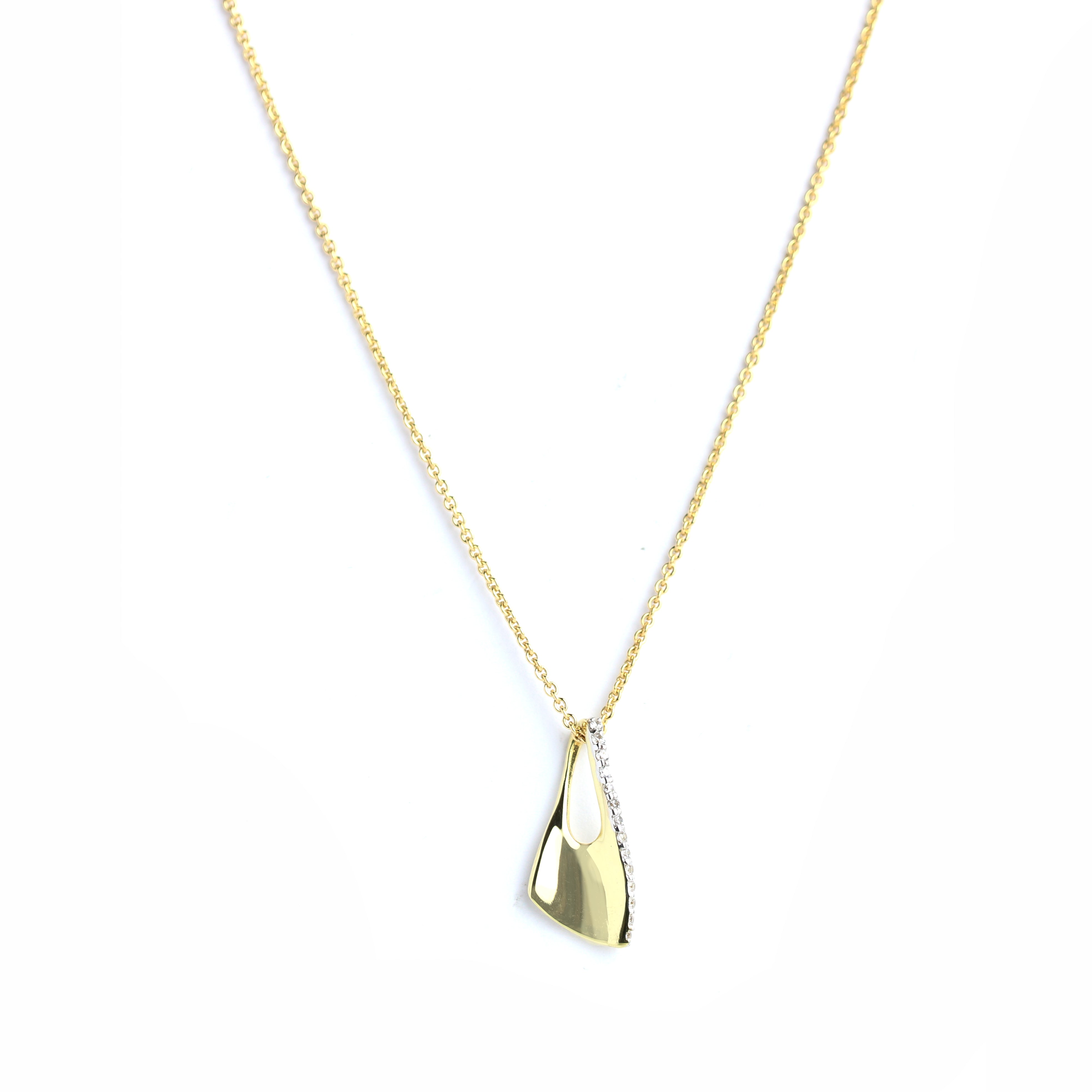 WILHELM MÜLLER - Anhänger in Gold mit Zirkonia