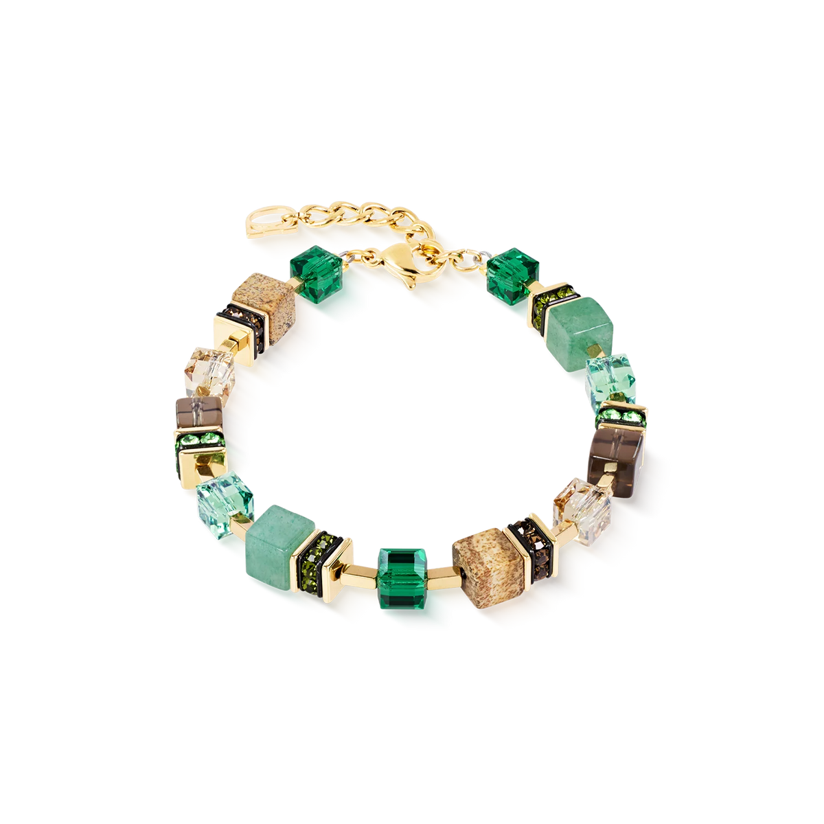 GeoCUBE® Precious Statement Armband Emerald Garden