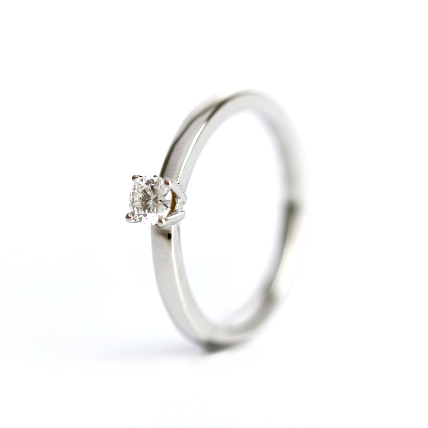 WILHELM MÜLLER - Verlobungsring Weißgold mit Brillant 0,25ct