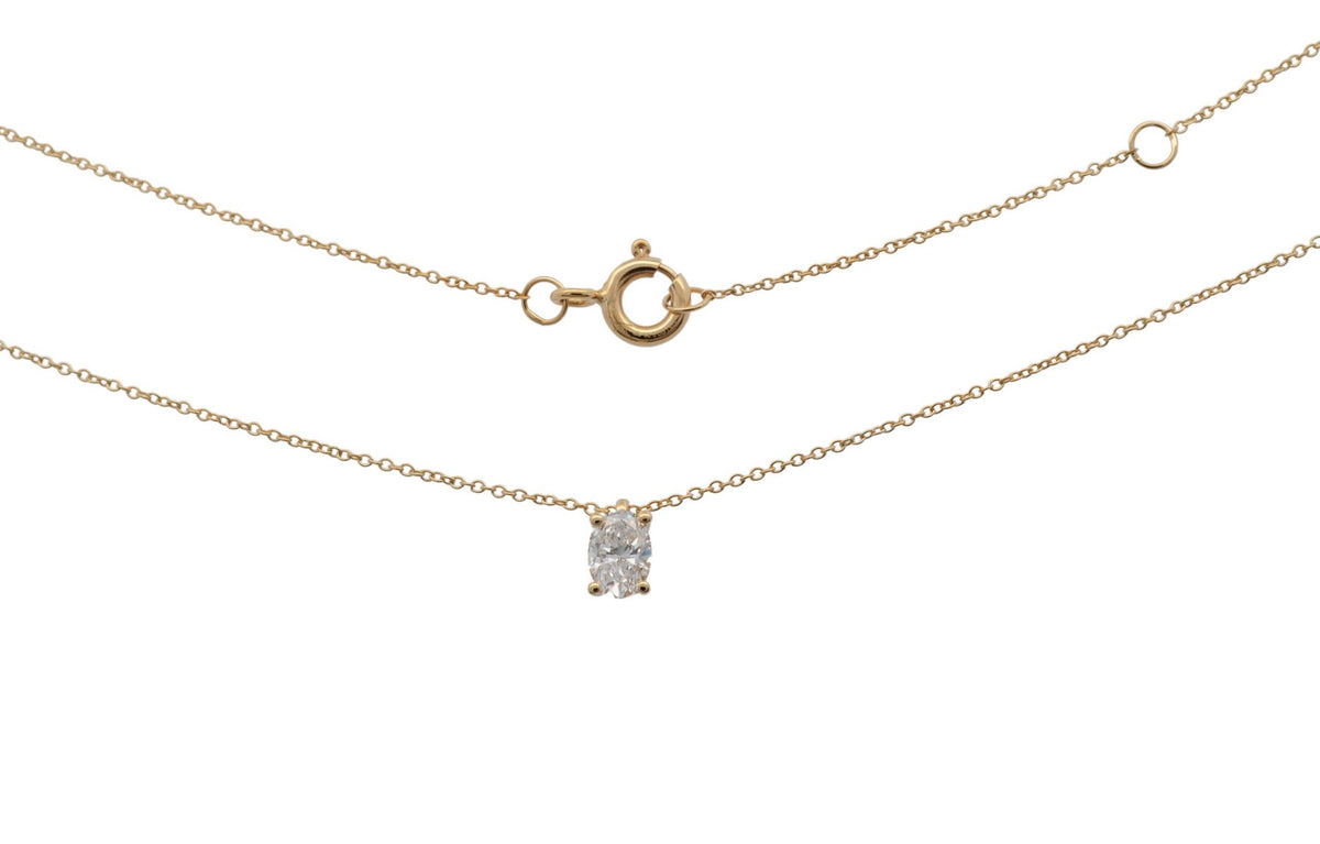 WILHELM MÜLLER - Kette 0,30 Carat LGD Oval