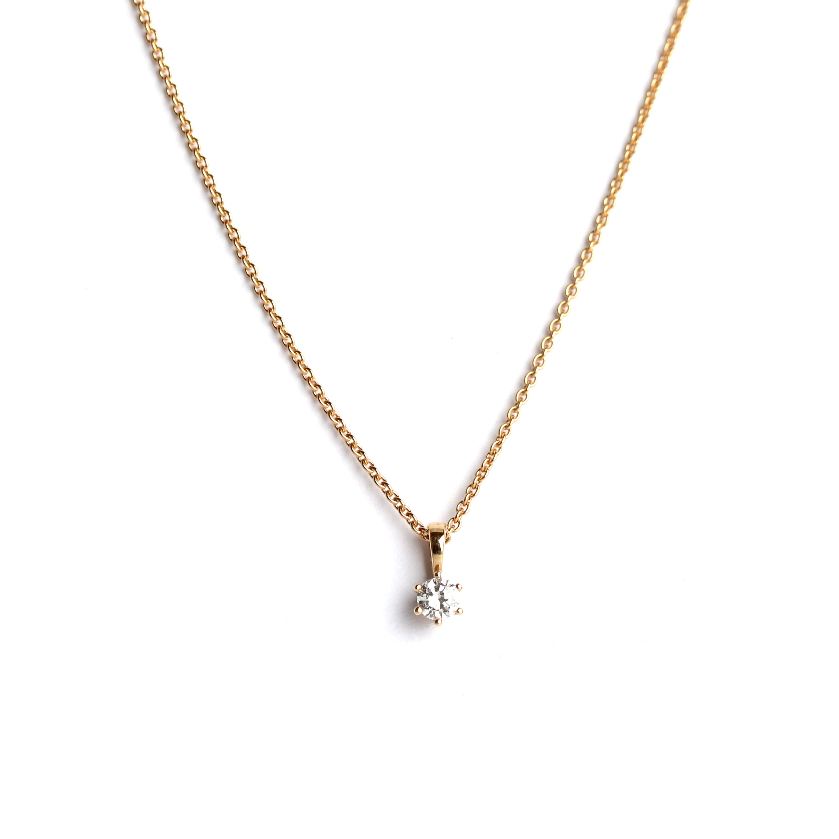 WILHELM MÜLLER - Anhänger in Gold mit Brillant - Juwelier Donkel