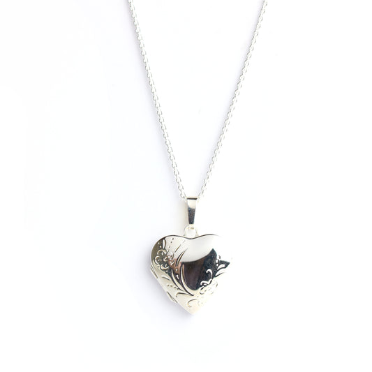 FRÖHLICH - Anhänger Herz Medallion zum aufklappen in Silber