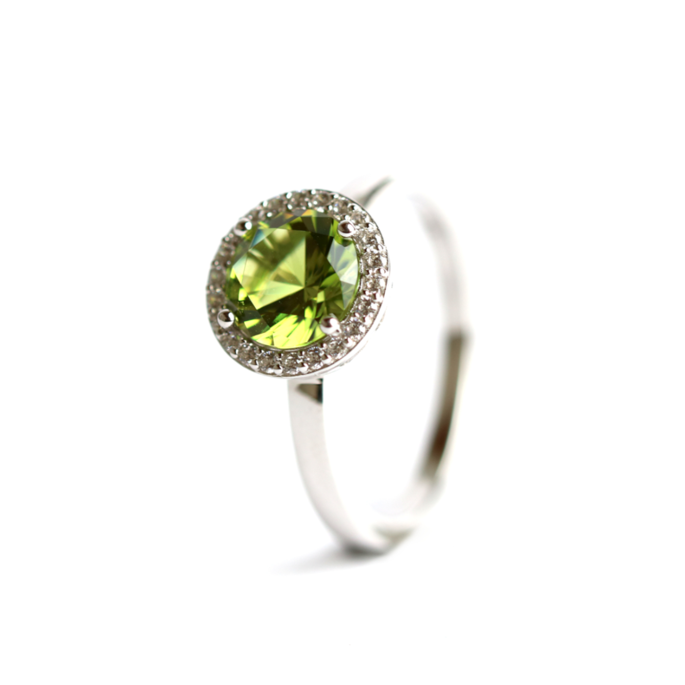 WILHELM MÜLLER - Ring in Silber mit blauem, rotem oder grünem Zirkonia