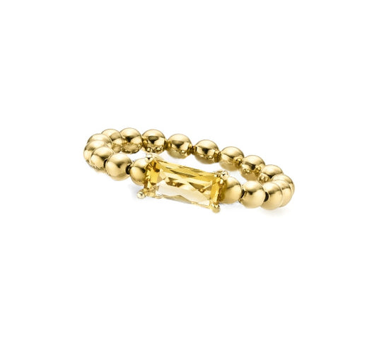 WILHELM MÜLLER - Ring felxibel in Gold mit Citrin