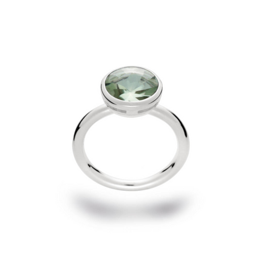 BASTIAN INVERUN - Ring in Silber mit grünem Amethsyt