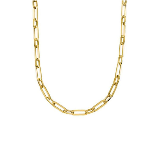 ELAINE FIRENZE - Halskette in Gold mit Gliedern in Ankerart