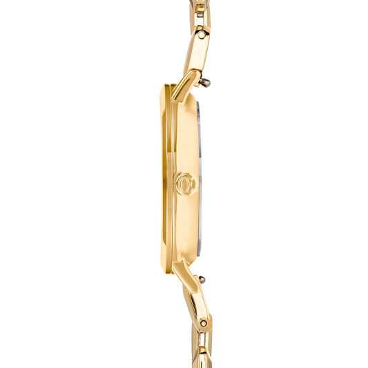 COEUR DELION - Damenuhr Sparkling Perlmutt in Edelstahl Gold