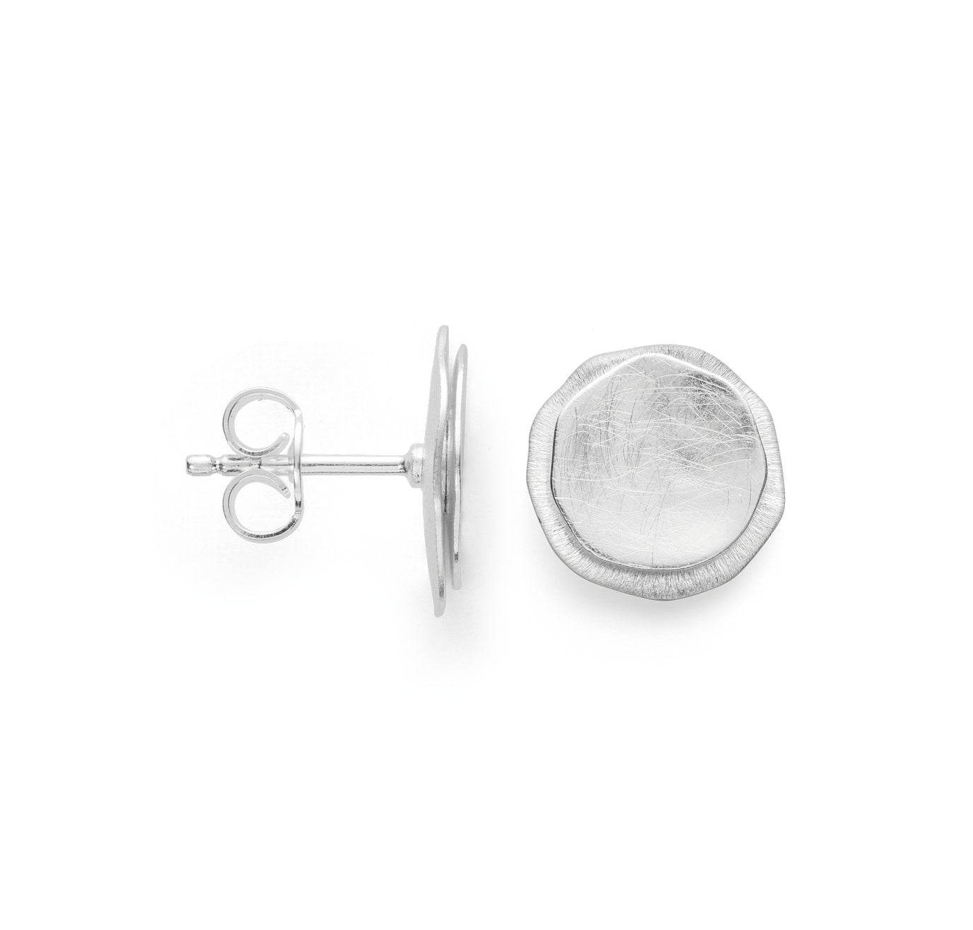 BASTIAN INVERUN - Ohrstecker Round Statement in Silber