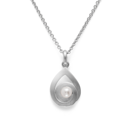 BASTIAN INVERUN - Anhänger Pearl of Drop in Silber mit Süßwasserperle