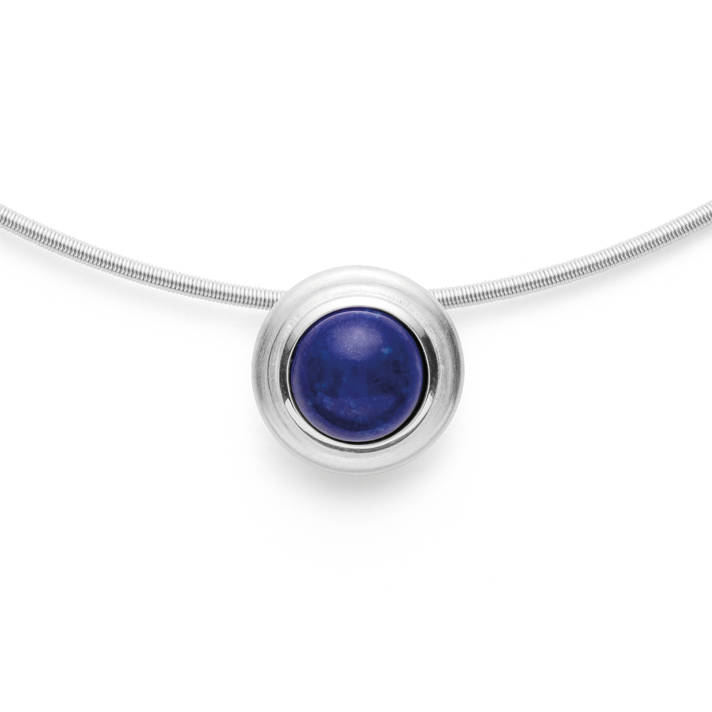 BASTIAN INVERUN - Anhänger Deep Ocean Collection in Silber mit tiefblauen Lapis