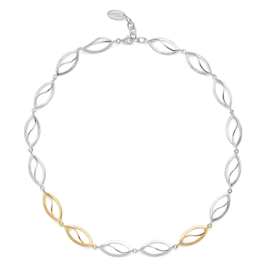 BASTIAN INVERUN - Halskette Curvy Wonder in Silber teilweise vergoldet