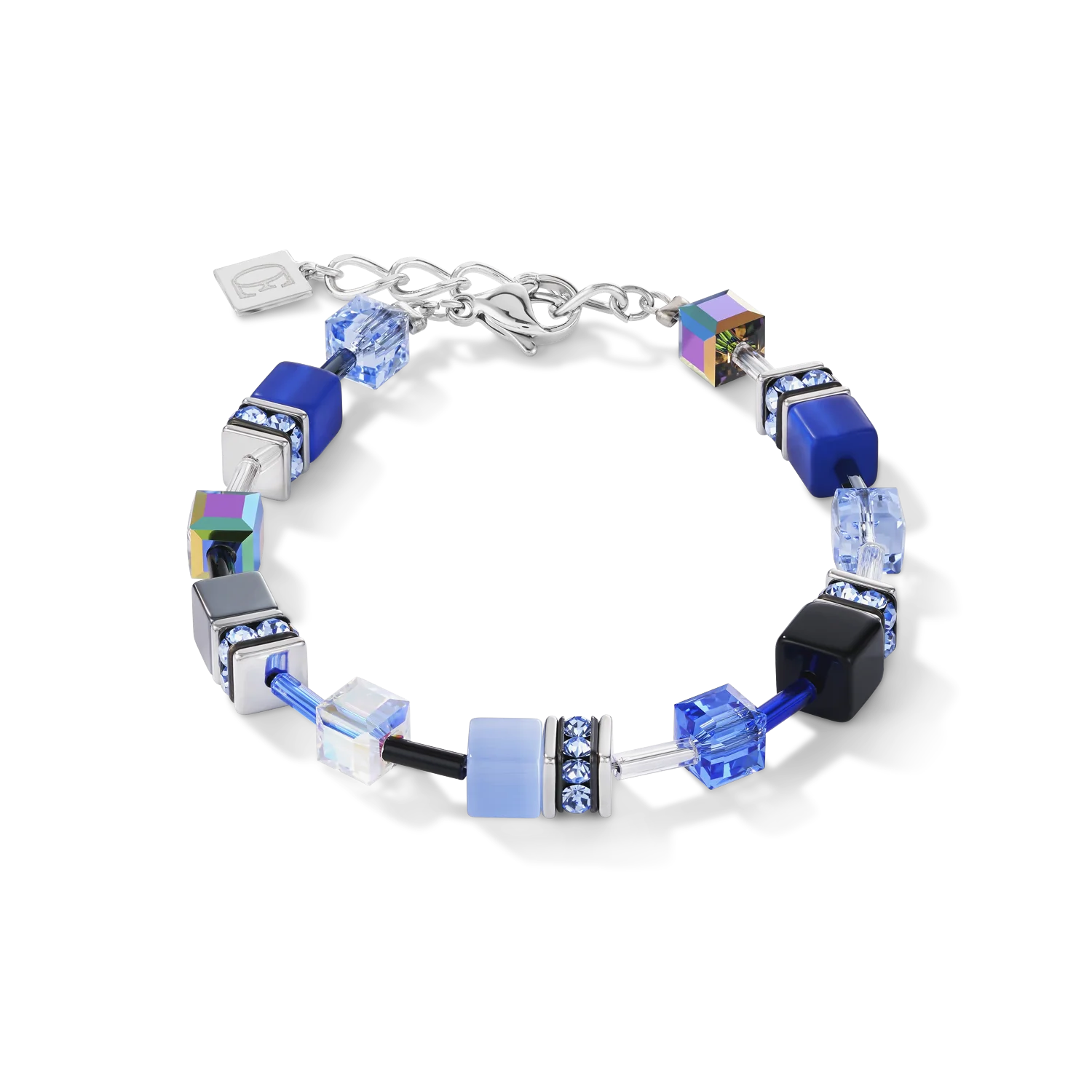 COEUR DE LION - GeoCUBE® Armband kobaltblau