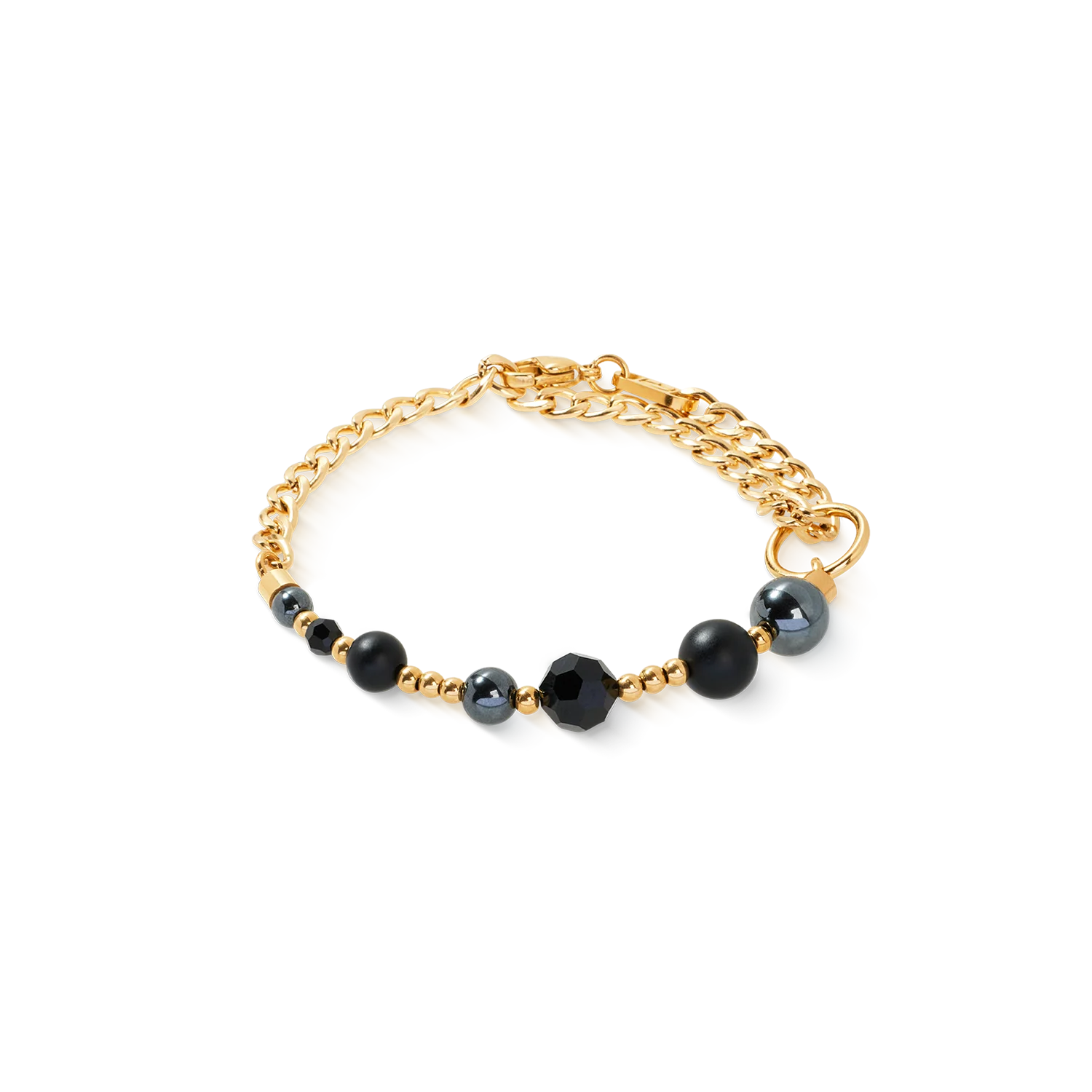 COEUR DE LION - Armband Pure Spheres gold-schwarz